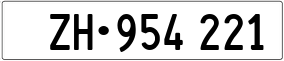 Truck License Plate